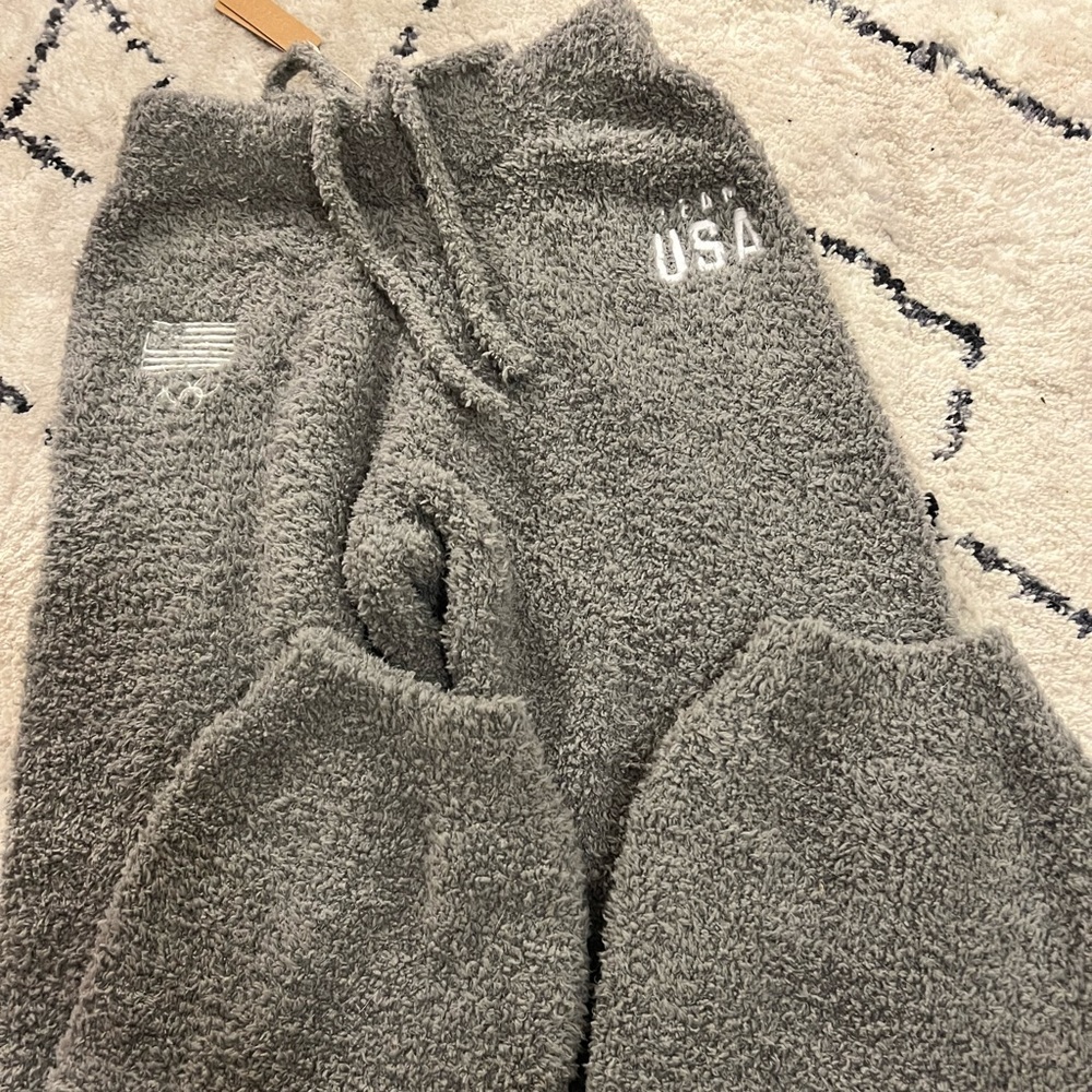 SKIMS Olympic Team USA Capsule Cozy Knit Jogger - Grey XXS/XS